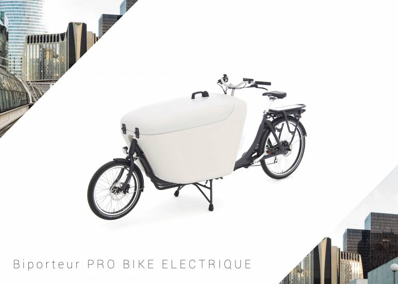 vente vélo biporteur électrique avec caisson sécurisé à l'avant pour transport de marchandise Bordeaux