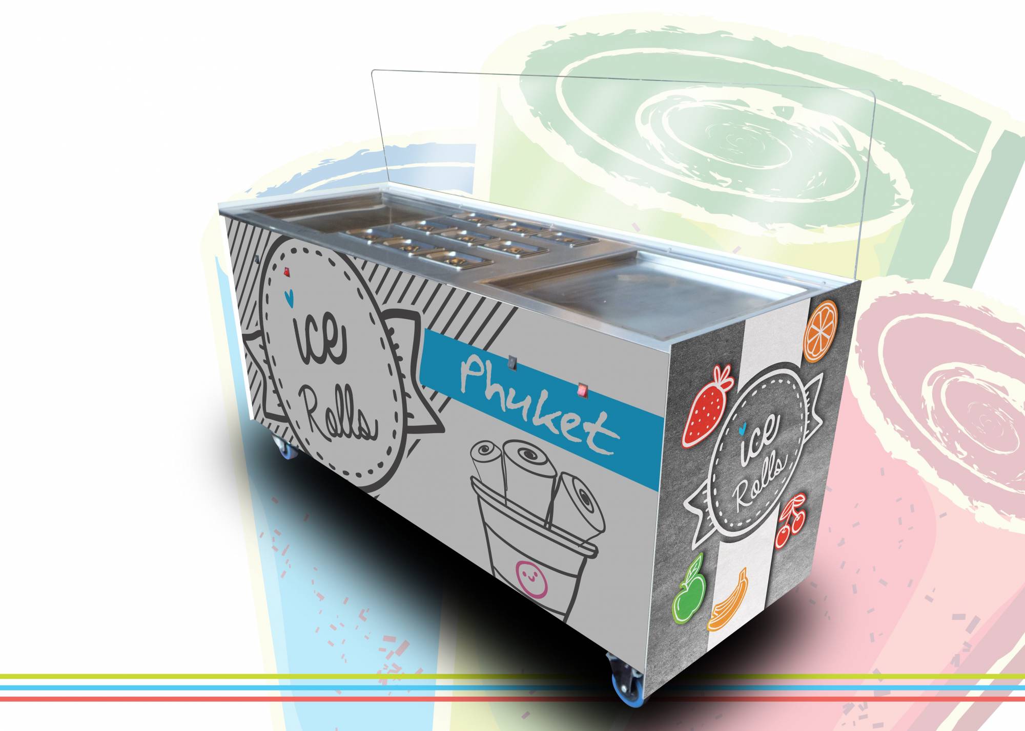 tarification machine ice cream roll mazaki Rennes