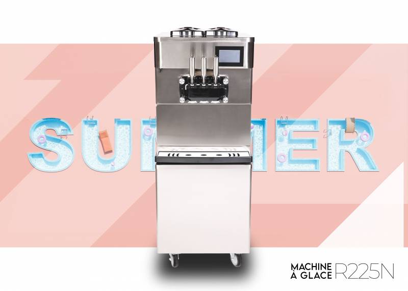 leader fabrication et vente de machine à glace italienne professionnel sur roulette à Paris 75
