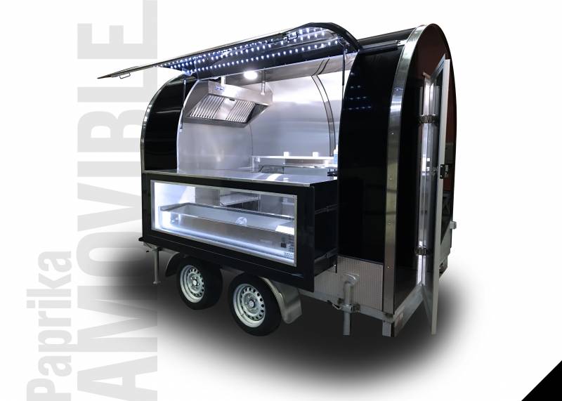 achat Remorque food truck neuf tout équipé pour la restauration ambulante en France