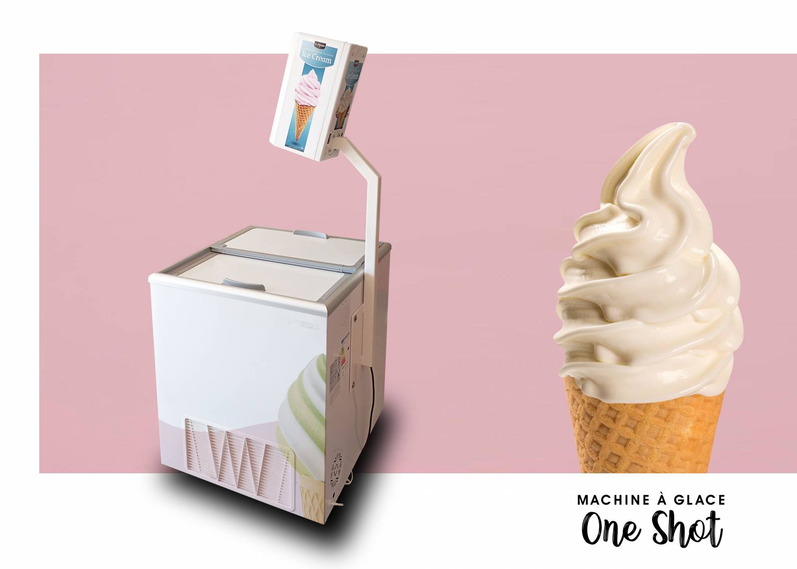 Informations sur la nouvelle machine à glace automatique à dosette en  France - Mazaki Food