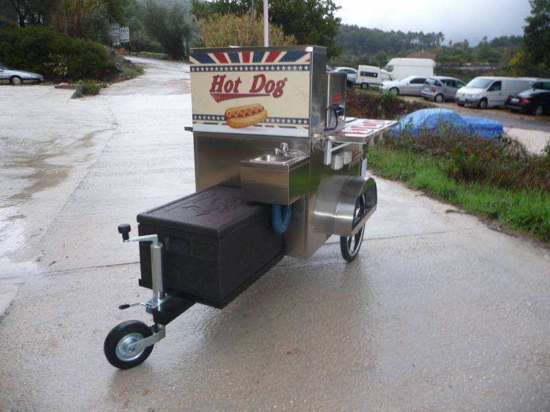 vente de chariot hotdog américain électrique pour les professionnels à Nice 06000