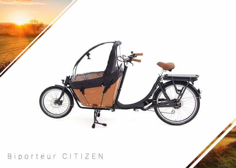 recherche vélo biporteur cargo avec caisson à l'avant pour transport de marchandise Orleans