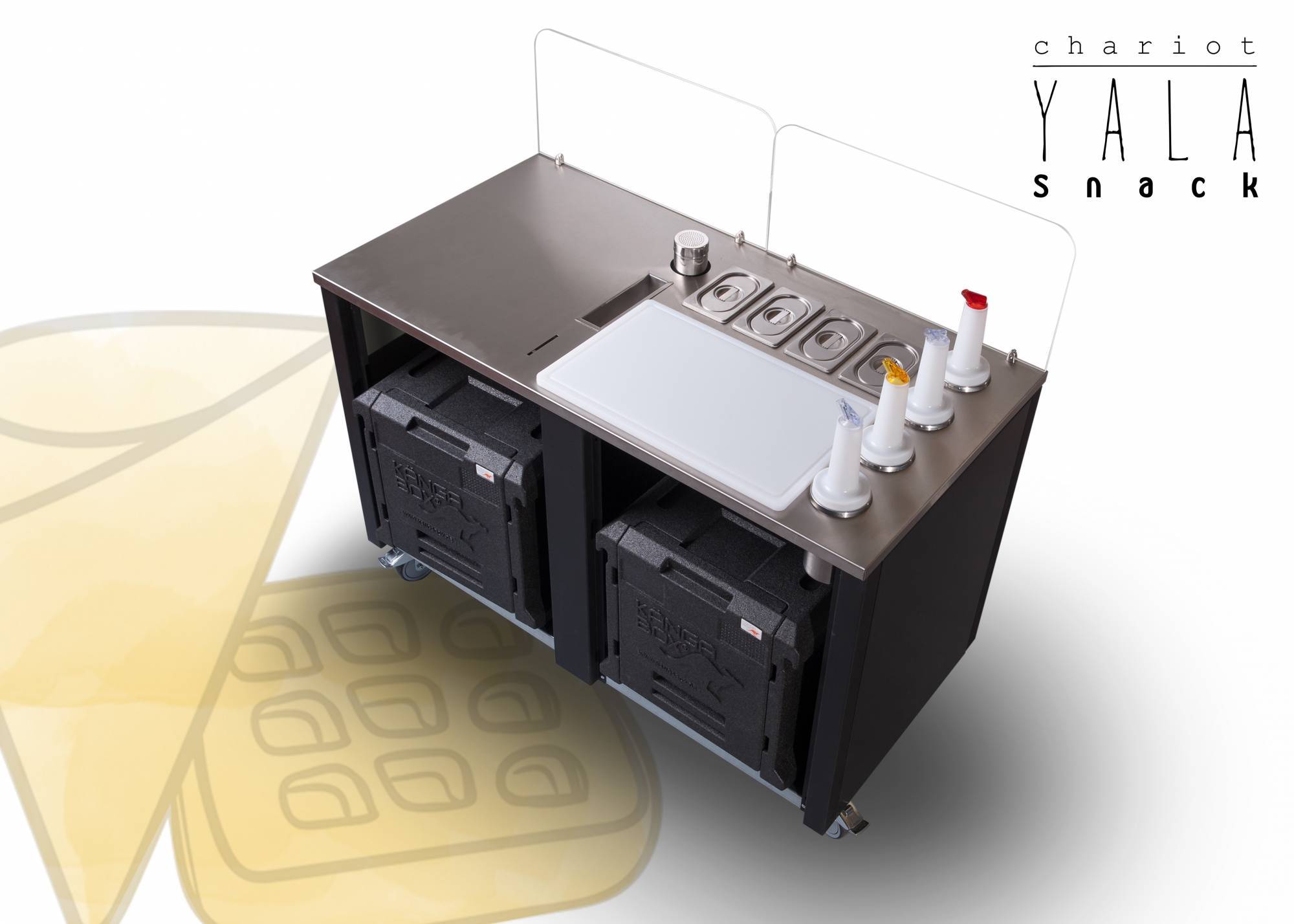 achat petit chariot ambulant snack équipé pour vente de produit sec Nantes