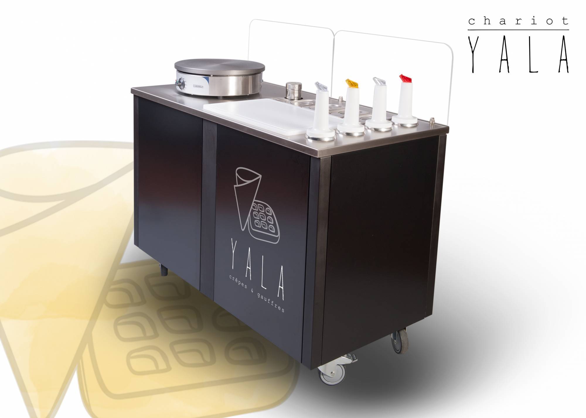 prix stand pour la vente de crêpes en ambulant dans la rue Angers