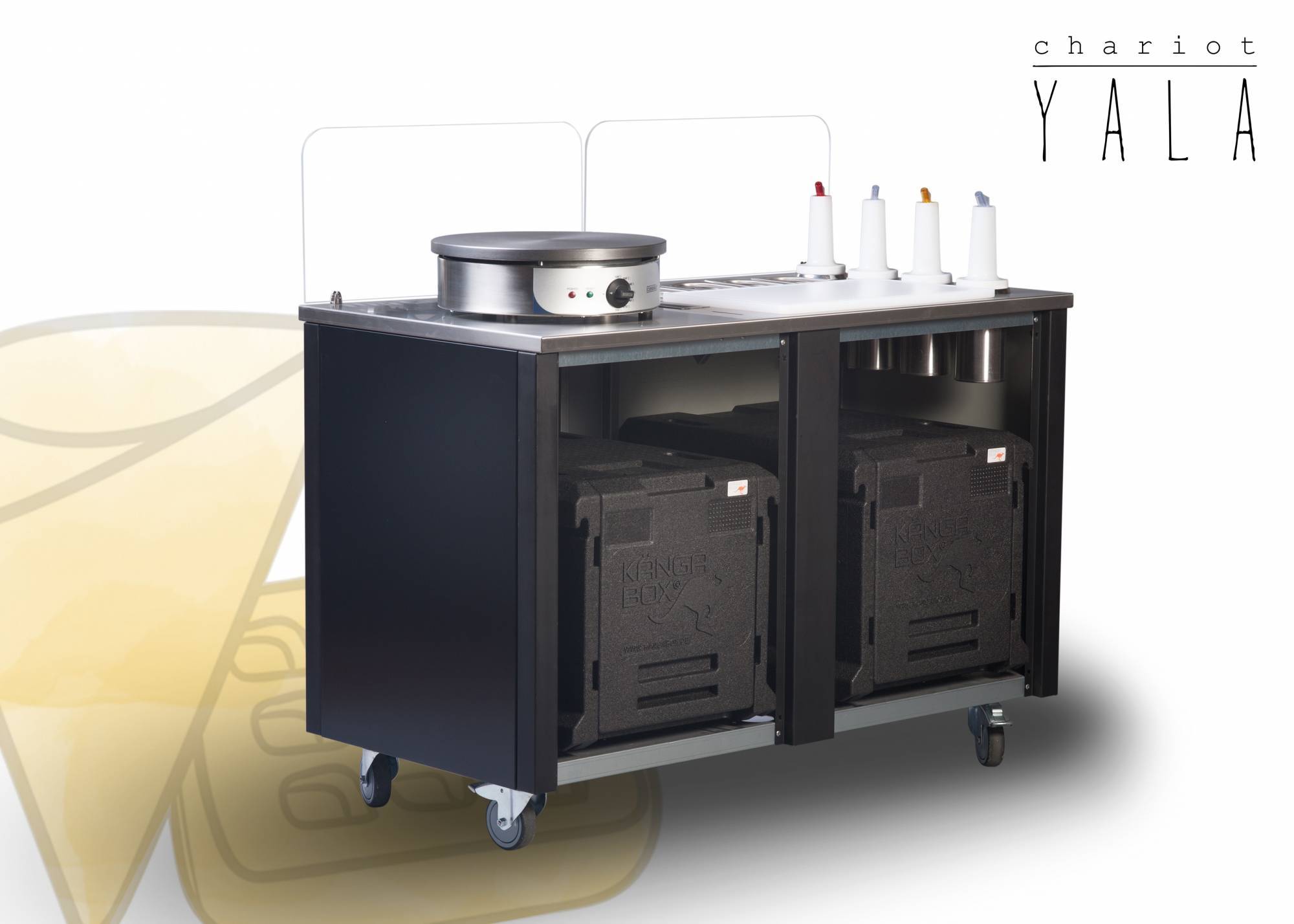 vente de chariot ambulant snack et stand mobile équipé pour la crêpe Rennes