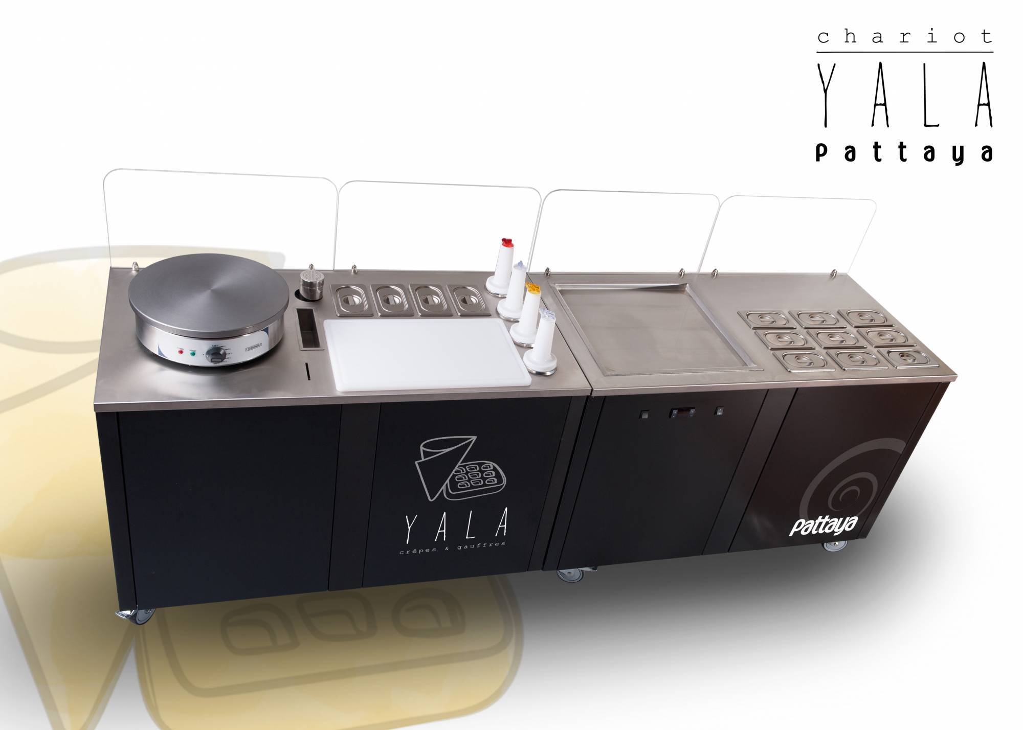 tarif Stand ambulant design pour crêpe nomade tout équipé électrique et gaz Lille