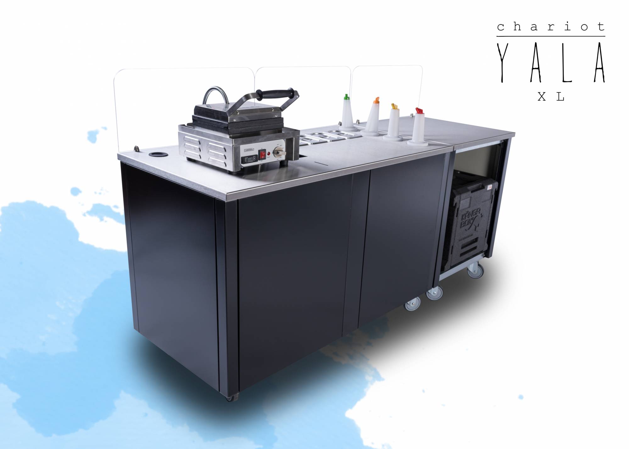 acheter stand ambulant crêpes équipé tout en inox Toulouse