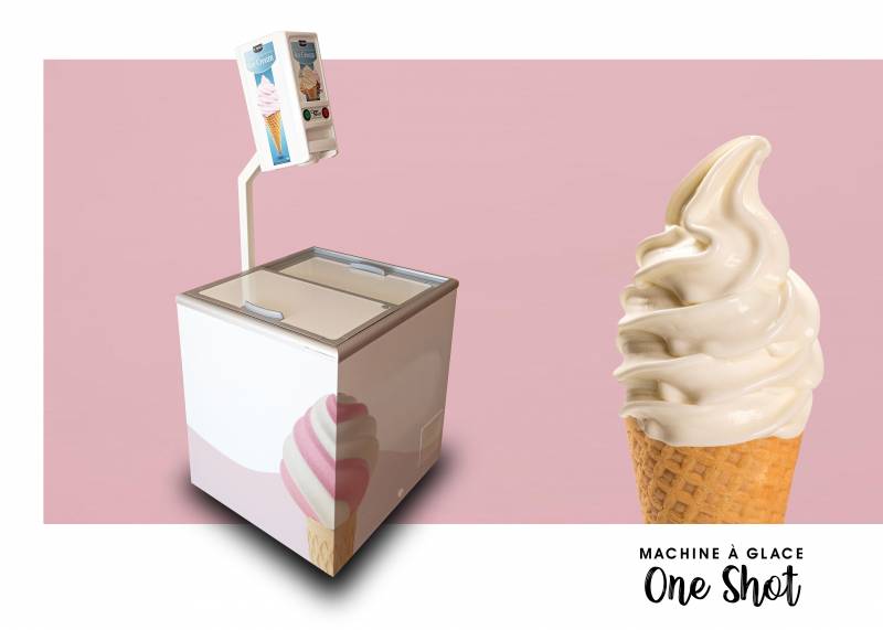 tarification pour l'achat d'une machine à glace instantanée avec congélateur pour stockage des capsules à Rennes 35