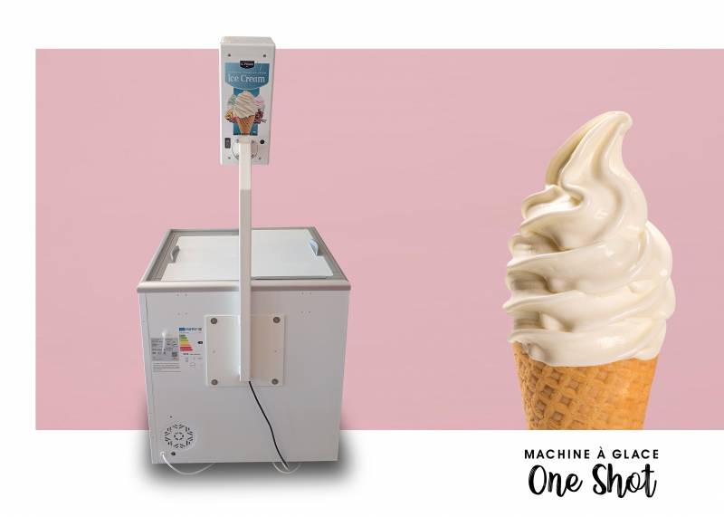 vente de machines à glace italienne qui fonctionnent avec des dosette de glace et congélateur à Toulon 83
