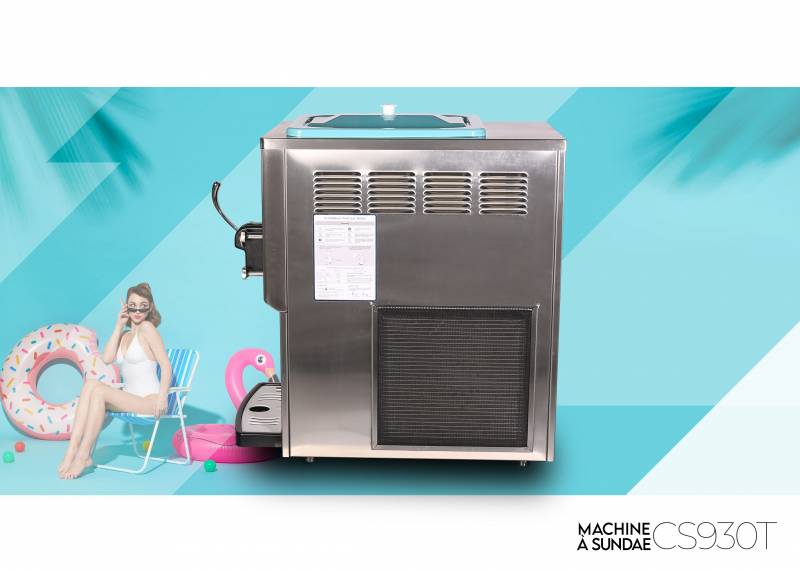 vente de machine à glace sundae professionnel de comptoir à Bordeaux 33