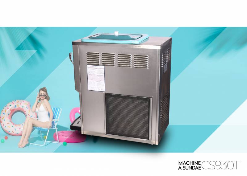 vente de machine à yaourt glacé professionnelle de comptoir à Strasbourg 67