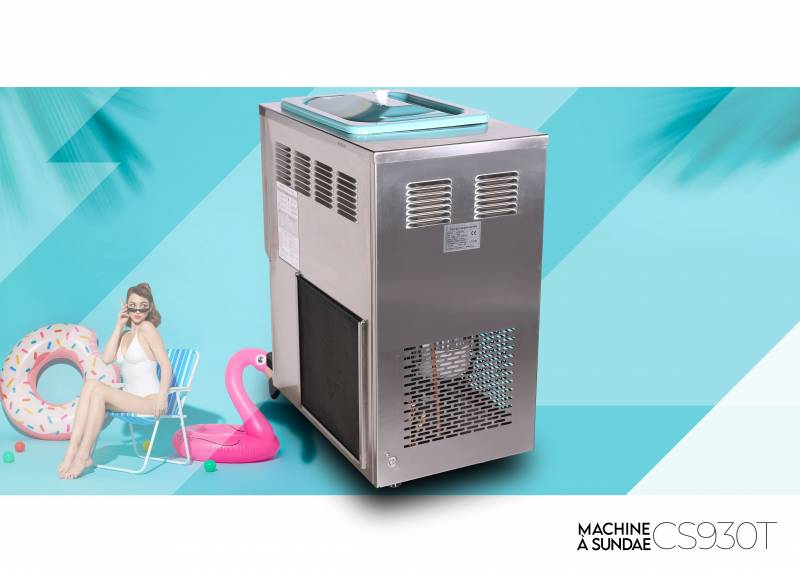 achat de machine à glace sundae professionnel de comptoir à Montpellier 34