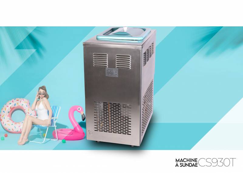 informations et prix machine à glace sundae professionnel de comptoir à Nice 06