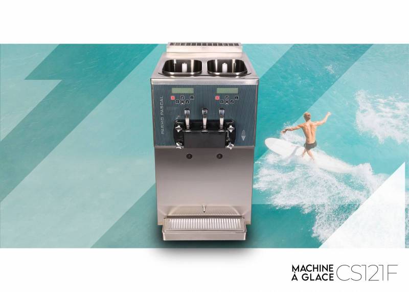 la meilleur société pour la vente de machine à glace molle professionnel sur roulettes en France