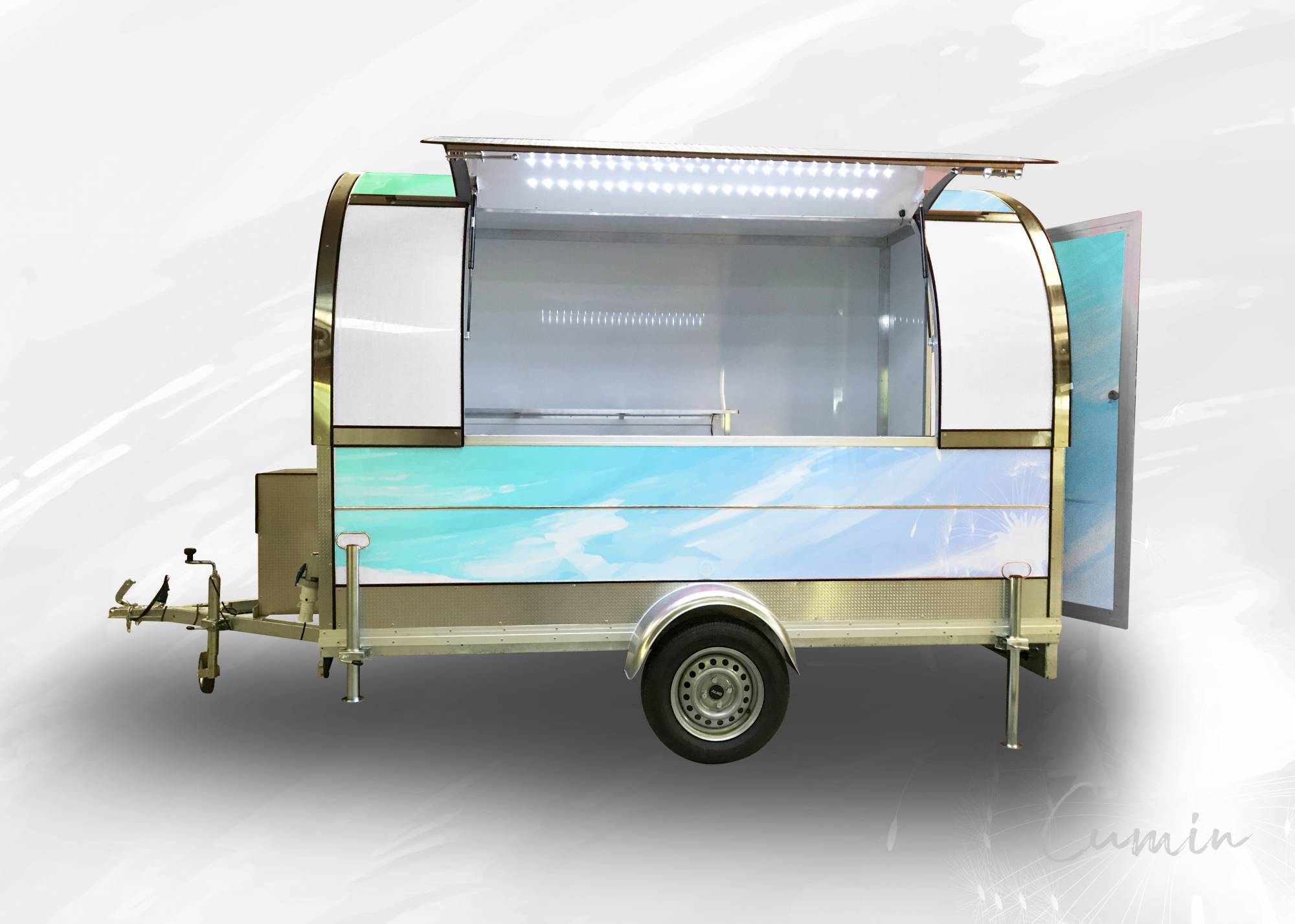 leader de la vente de remorque food truck pour la restauration ambulante et le retail Montpellier