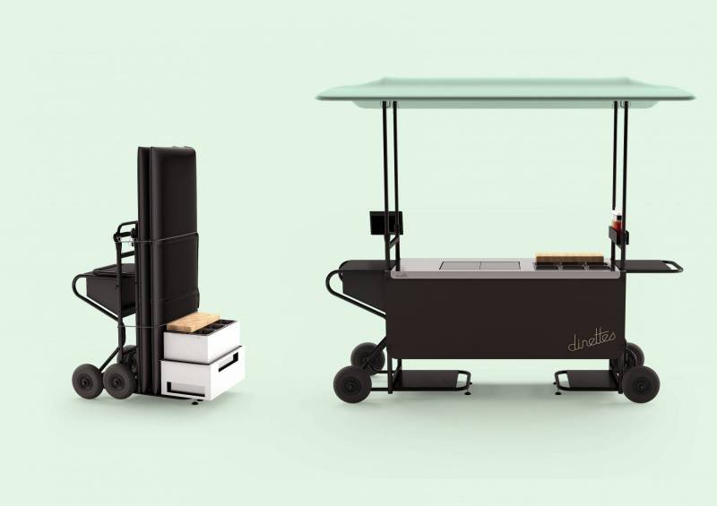 Stand Dinettes démontable pour la vente en vrac à Bordeaux 33