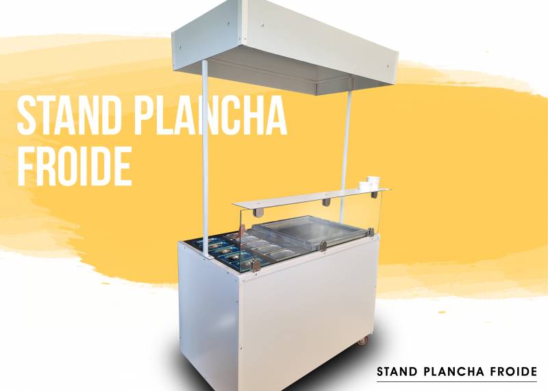 Fournisseur Français de stand avec plancha froide sur-mesure aux normes à Strasbourg 67