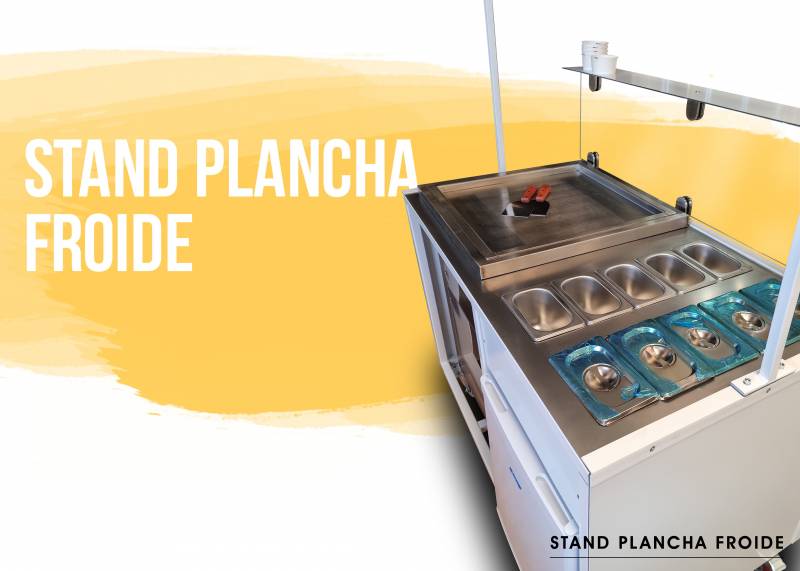 comparateur de prix d’un stand avec plancha froide pour la glace en rouleaux sur le net à Rennes 35