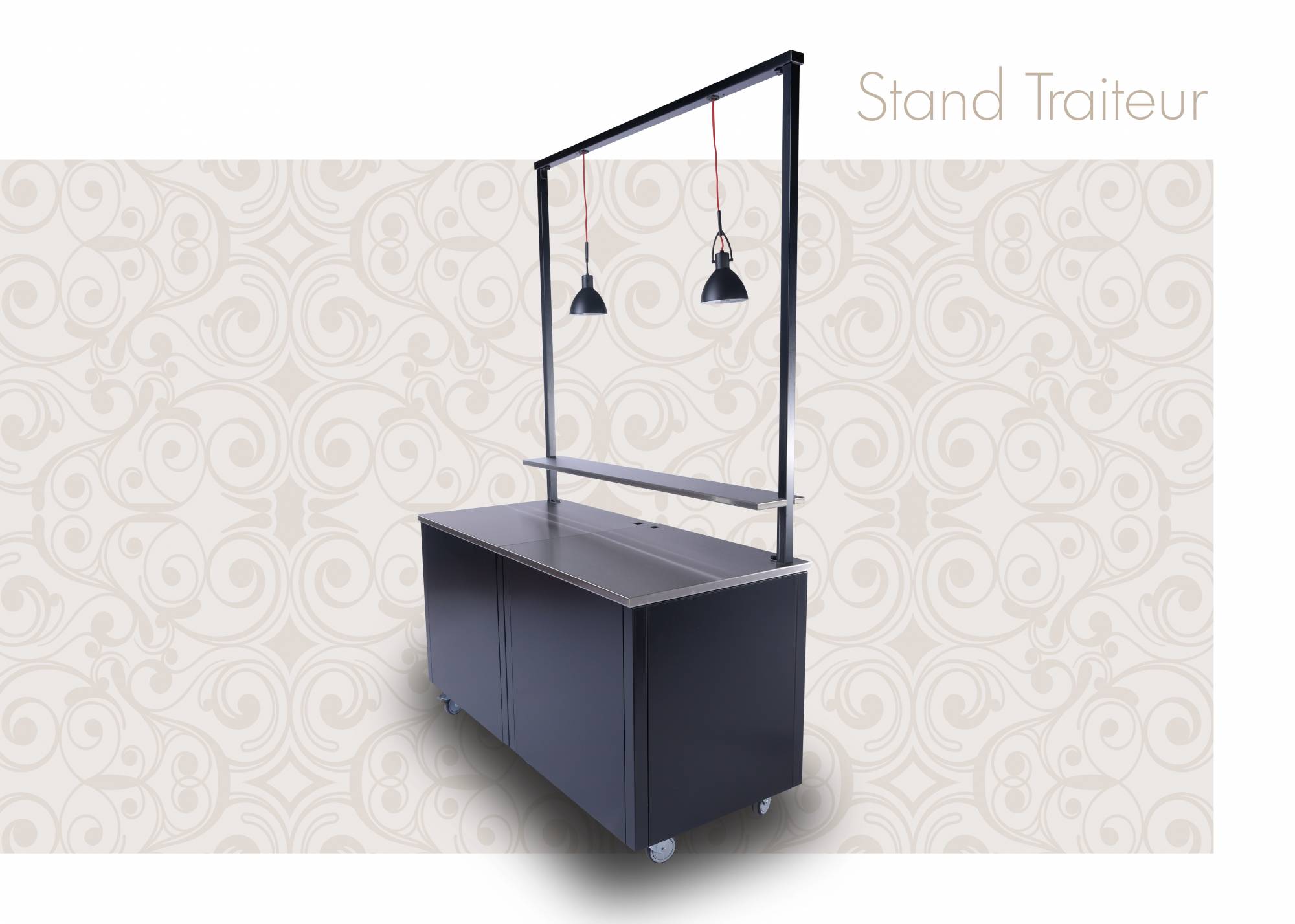 prix chariot ambulant et stand ambulant démontable pour service traiteur Nantes