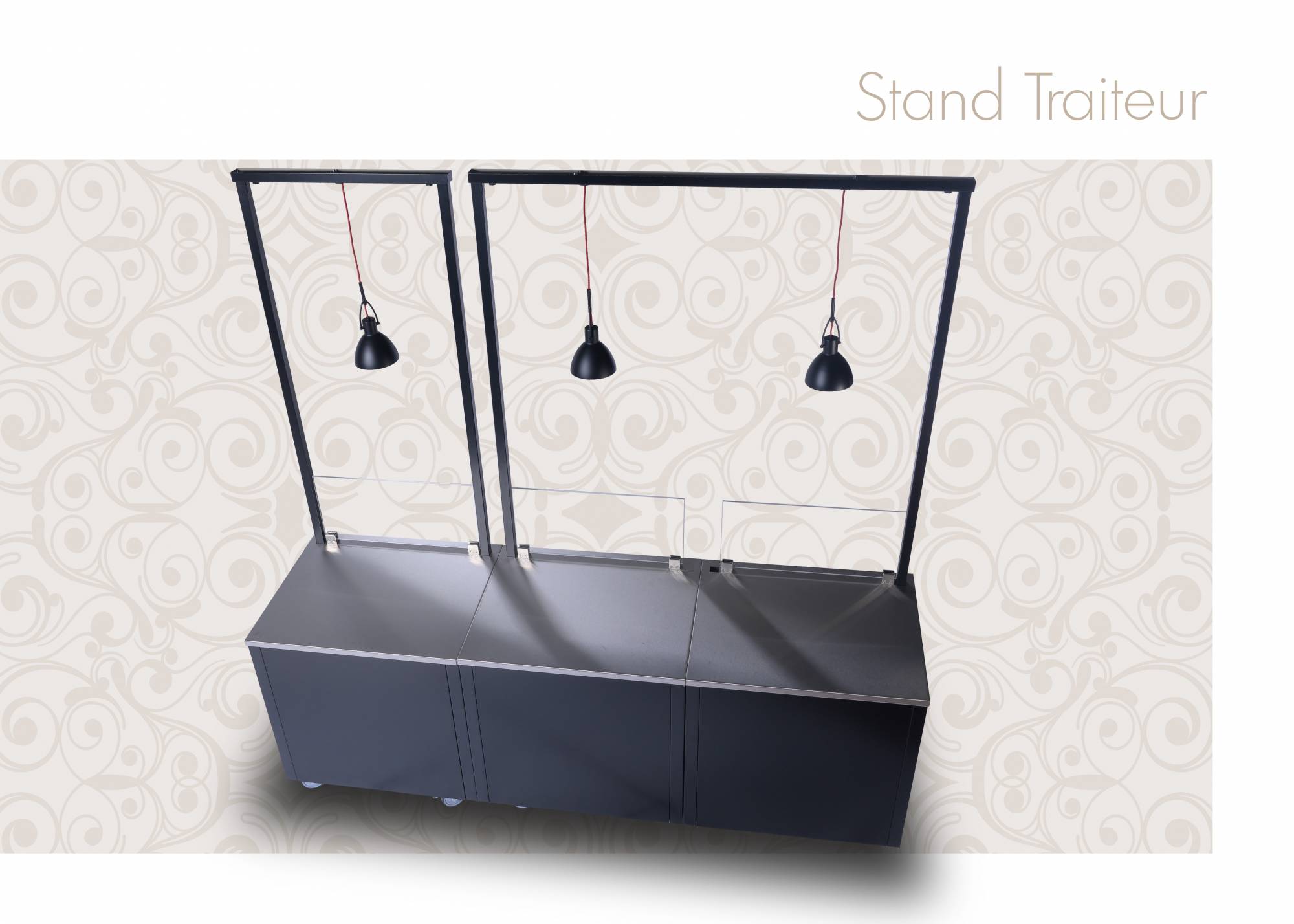 achat chariot stand ambulant inox montable et démontable design en france Angers