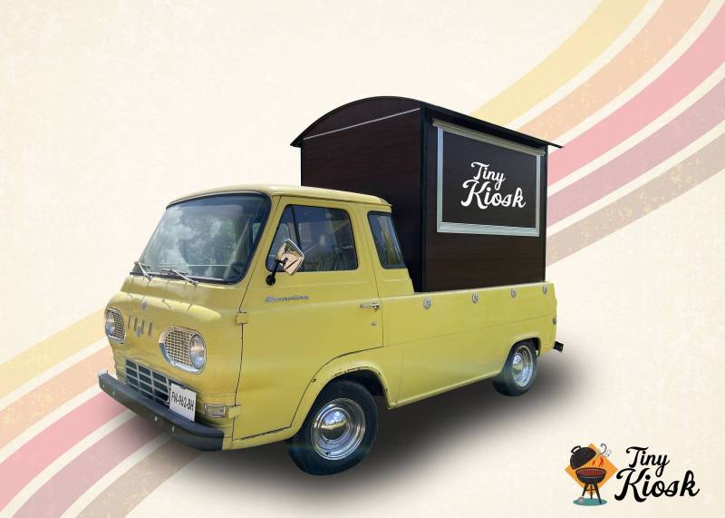 MAZAKI Numéro 1 de la vente de chariot ambulant design pour les actions de street marketing en France