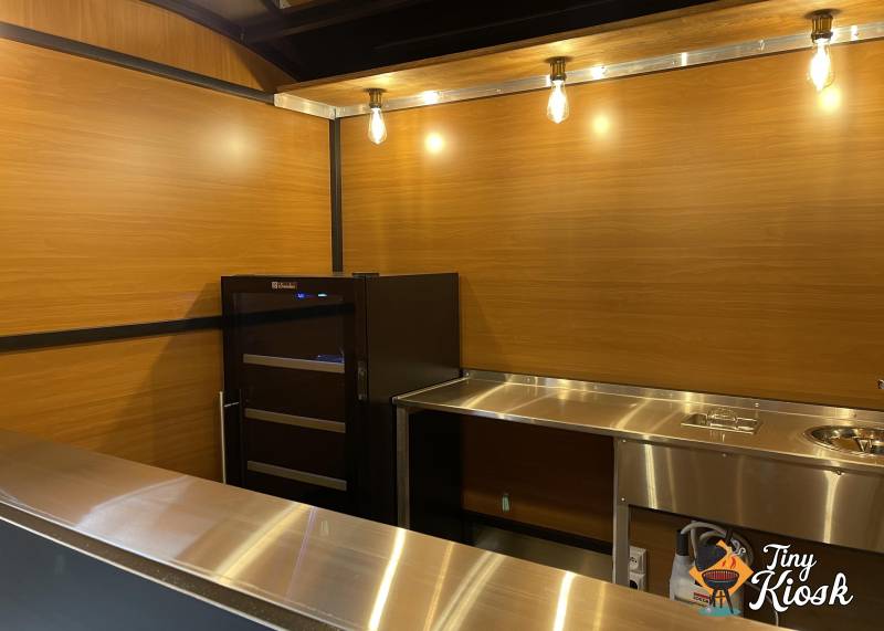 tarif petit kiosque en bois tout aménagé aux normes à Rennes 35