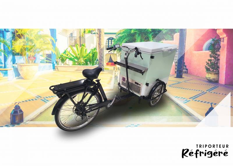 vente de vélo triporteur électrique réfrigéré autonome pour le transport de marchandise professionnel à Nice 06