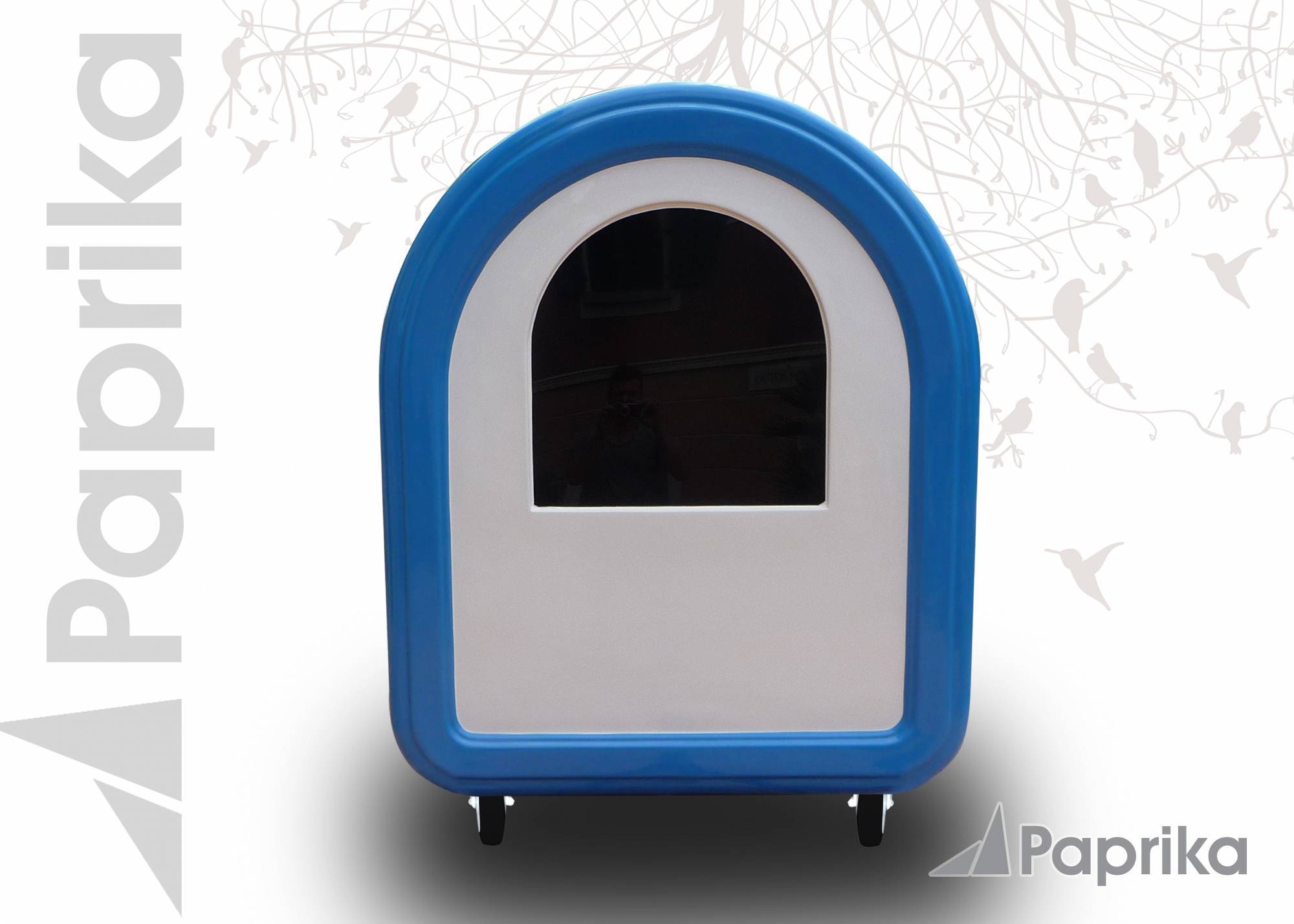 achat kiosque commerciale sur roulettes fabrication sur mesure tout équipé Lyon
