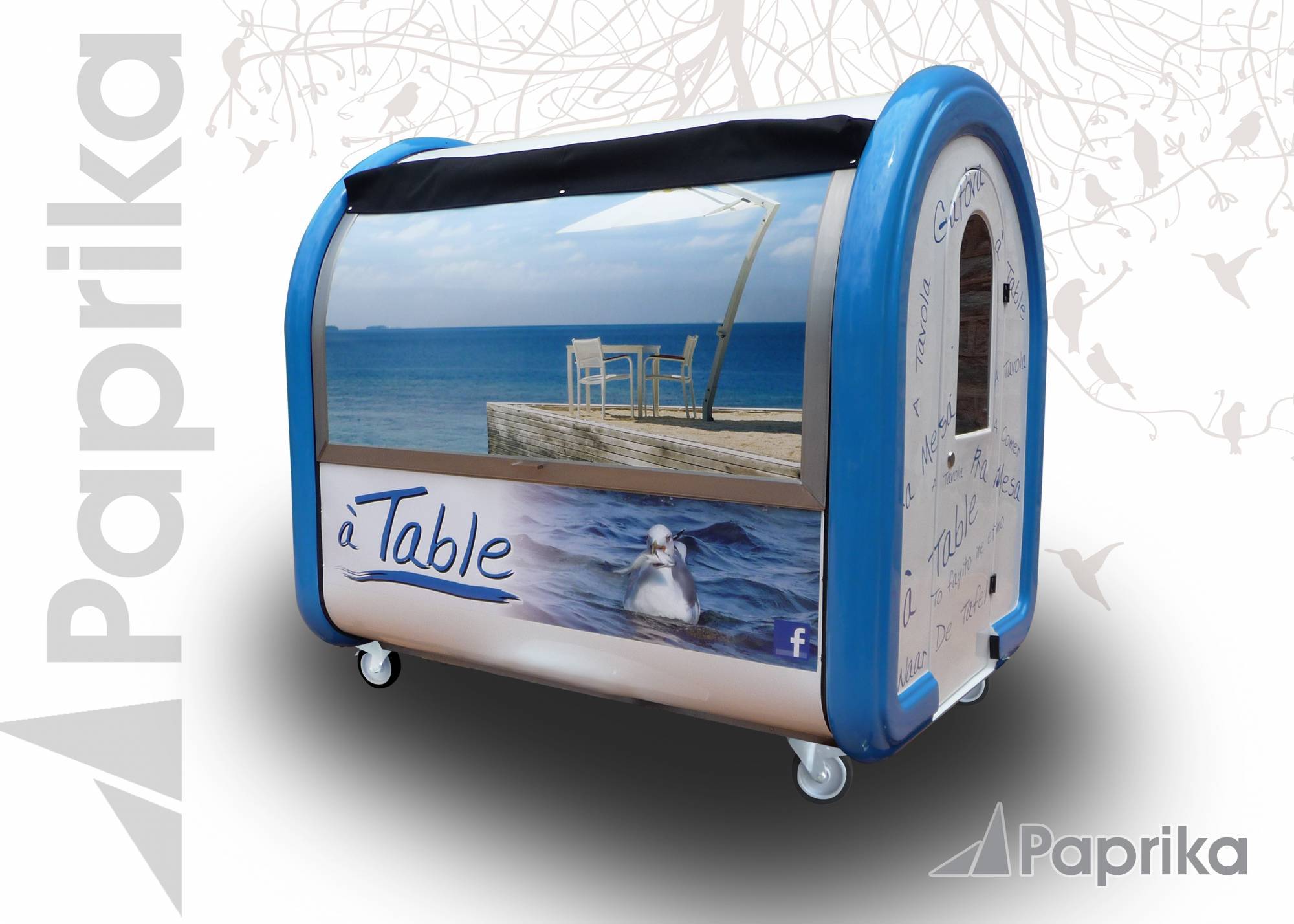 devis petit kiosque ambulant snack avec équipement sur mesure Dijon