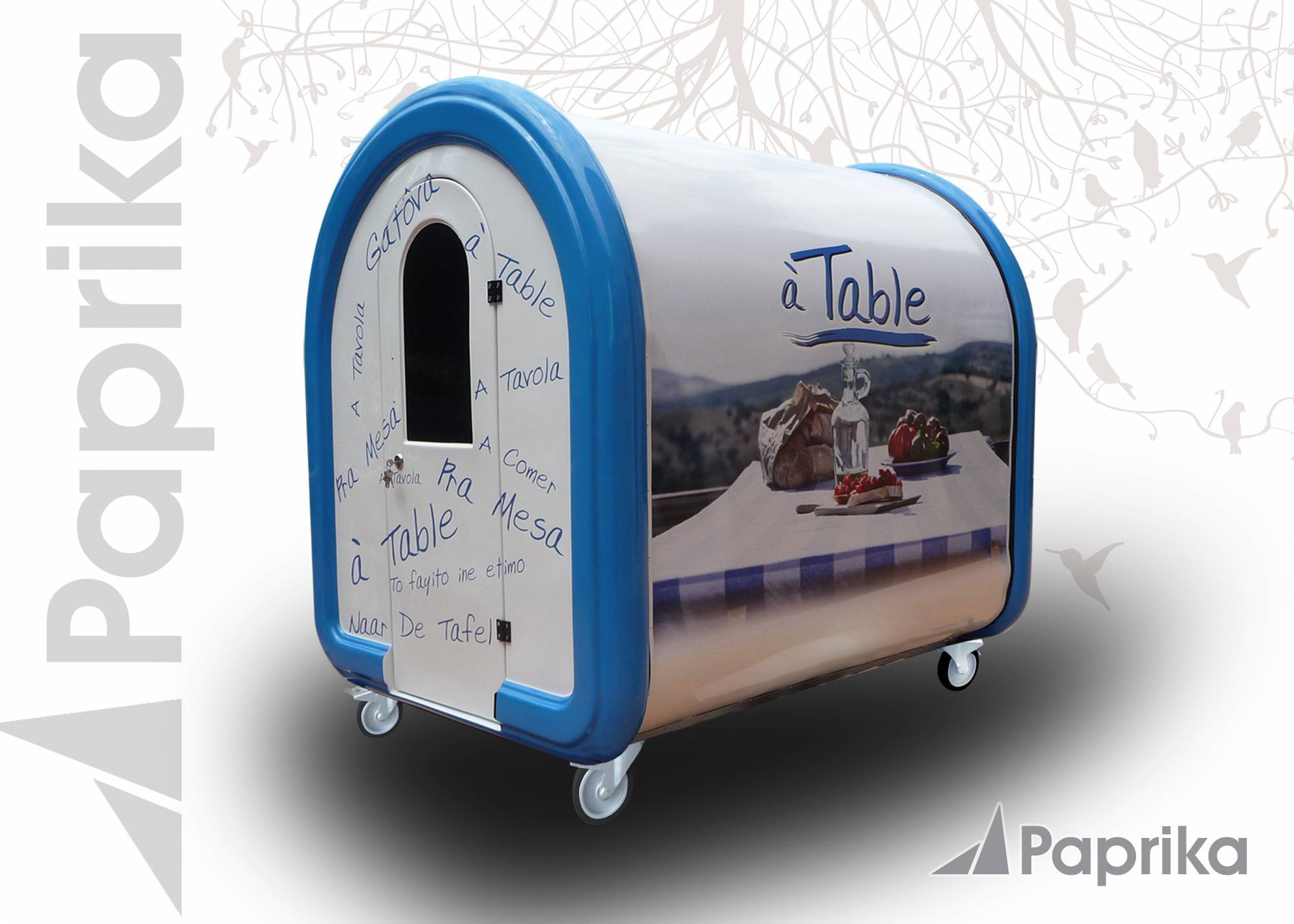 recherche petit kiosque mobile de commerce pour la restauration et la vente en emporté Nantes